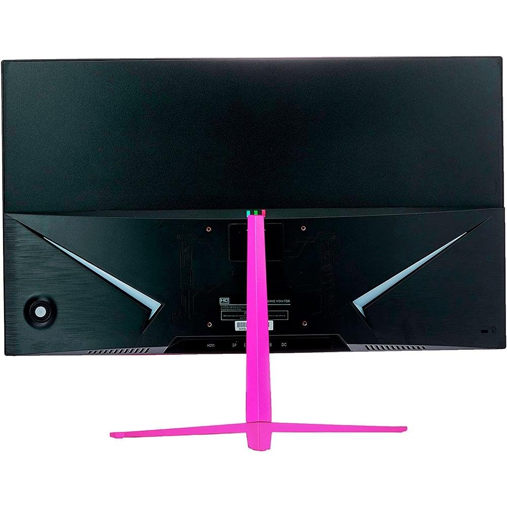 Monitor Gamer Curvo HQ 24", 165 Hz, Full HD, 1ms, DisplayPort e HDMI, FreeSync, sRGB, Som Integrado, Rosa - 24GHQ-PINKsRGB