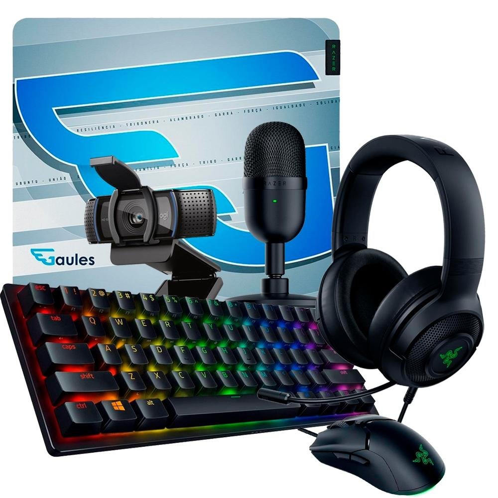 Kit de Periféricos Gamer Gaules Full | KaBuM!
