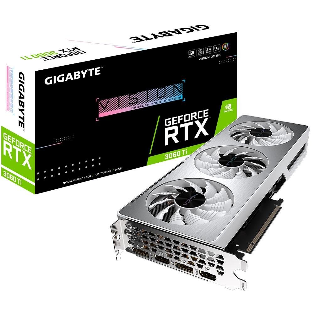Placa de Vídeo Gigabyte NVIDIA RTX3060 Ti | KaBuM! Placa de Vídeo Gigabyte NVIDIA RTX3060 Ti | KaBuM!
