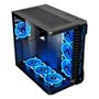 Gabinete Gamer Rise Mode Galaxy Glass, Mid Tower, ATX, Lateral e Frontal em Vidro Temperado, Sem FANs, Preto - RM-GA-GG-FB