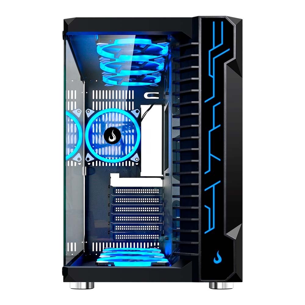 Gabinete Gamer Rise Mode Galaxy Glass, Mid Tower, ATX, Lateral e Frontal em Vidro Temperado, Sem FANs, Preto - RM-GA-GG-FB - view 7