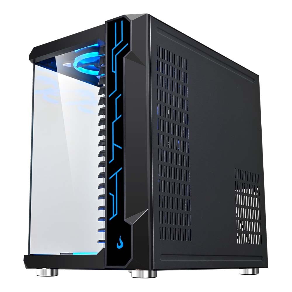 Gabinete Gamer Rise Mode Galaxy Glass, Mid Tower, ATX, Lateral e Frontal em Vidro Temperado, Sem FANs, Preto - RM-GA-GG-FB - view 5