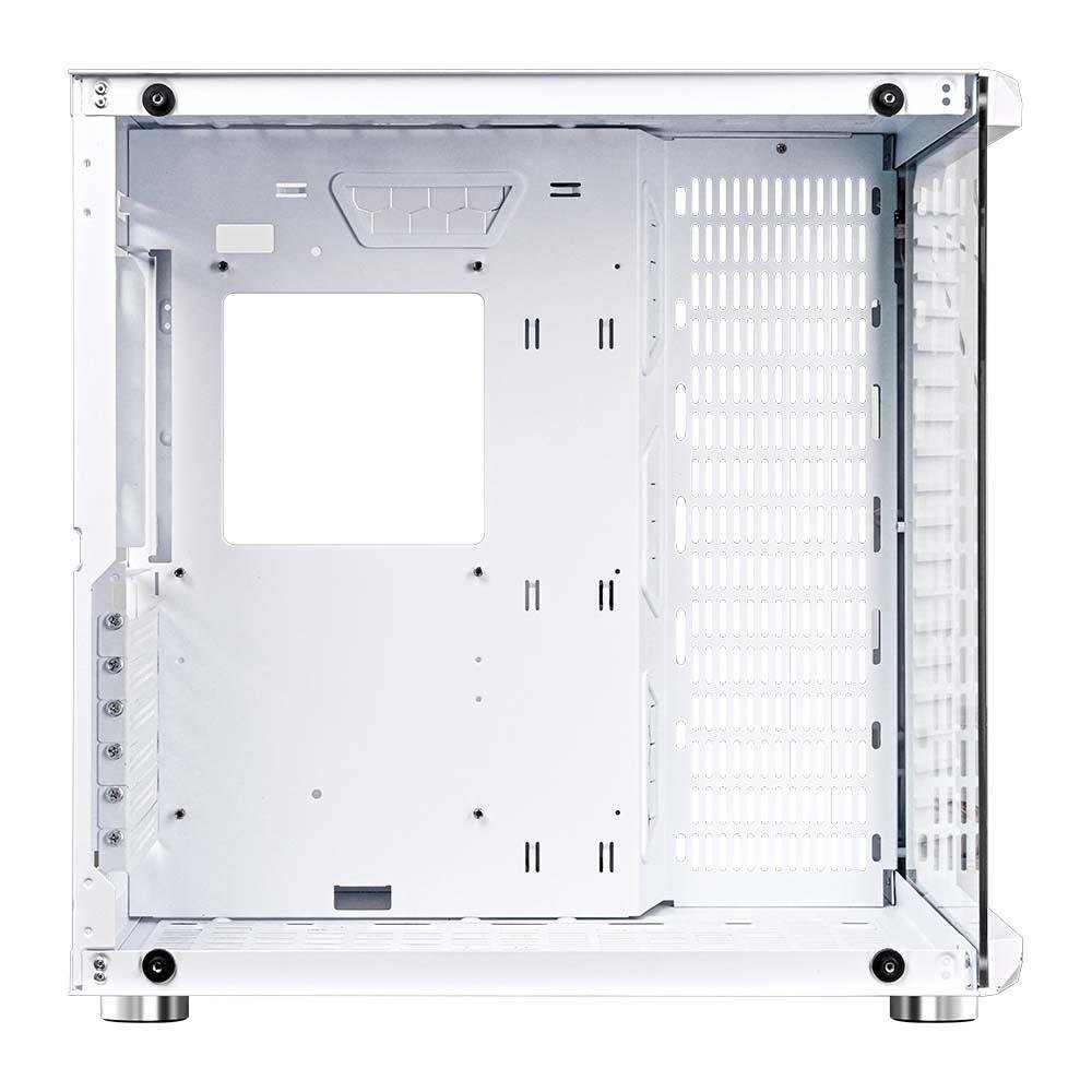 Gabinete Gamer Rise Mode Galaxy Glass, Mid Tower, ATX, Lateral e Frontal em Vidro Temperado, Sem FANs, Branco - RM-GA-GG-FW Gabinete Gamer Rise Mode Galaxy Glass, Mid Tower, ATX, Lateral e Frontal em Vidro Temperado, Sem FANs, Branco - RM-GA-GG-FW