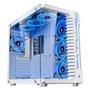 Gabinete Gamer Rise Mode Galaxy Glass, Mid Tower, ATX, Lateral e Frontal em Vidro Temperado, Sem FANs, Branco - RM-GA-GG-FW