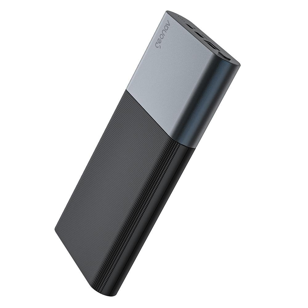 Imagem 2 de 6 do produto Power Bank Universal Geonav, 14.000mAh, Cinza Espacial - PB14KAL