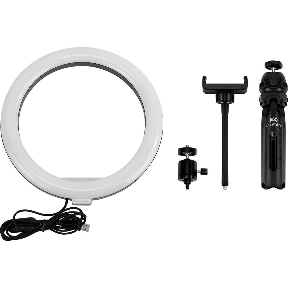 Ring Light Streamplify, 10, USB, 5V, Com Tripé, Suporte para Smartphone - 75667 - view 5