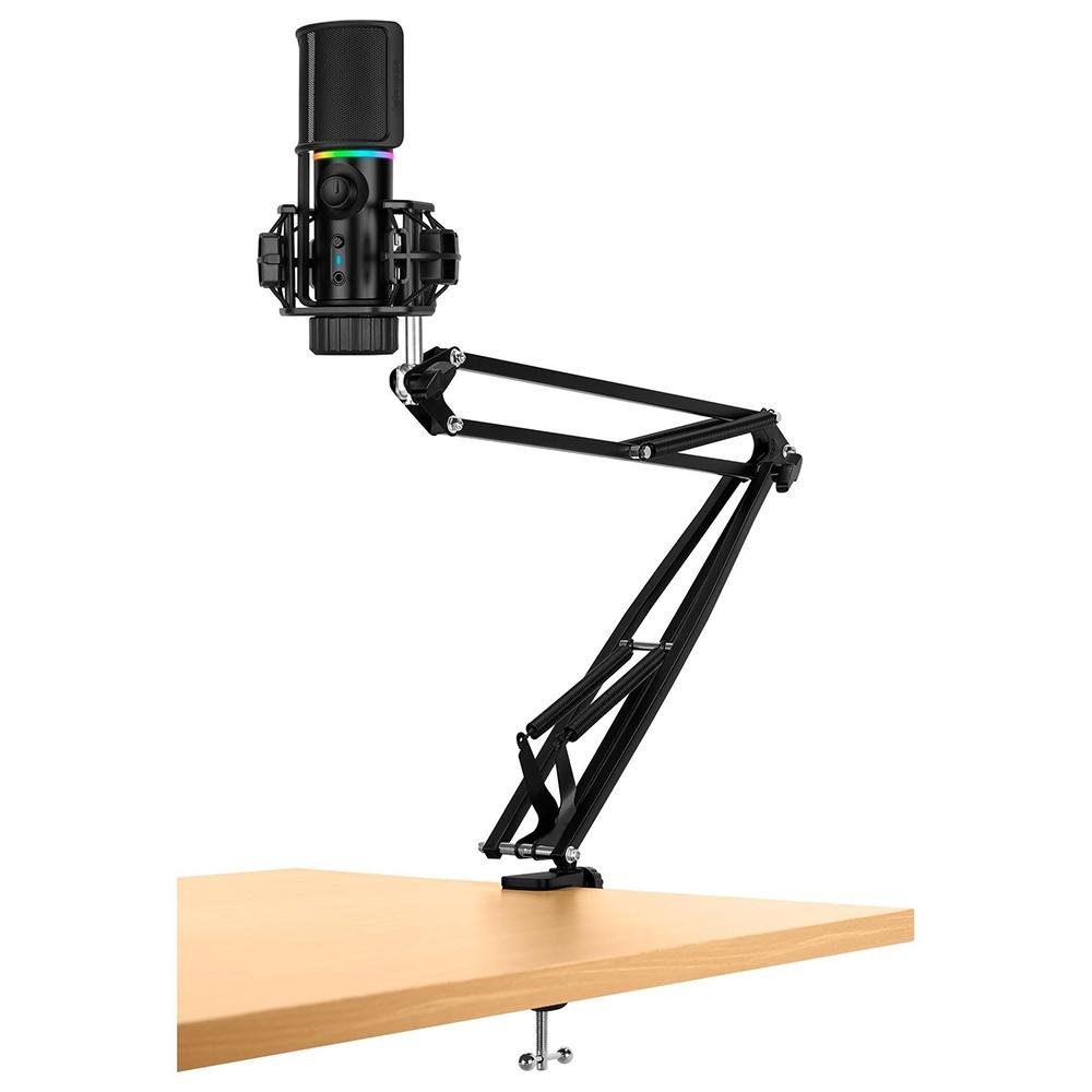 Microfone Condensador Gamer Streamplify, RGB, Braço Flexível, Preto - 75666 - view 6