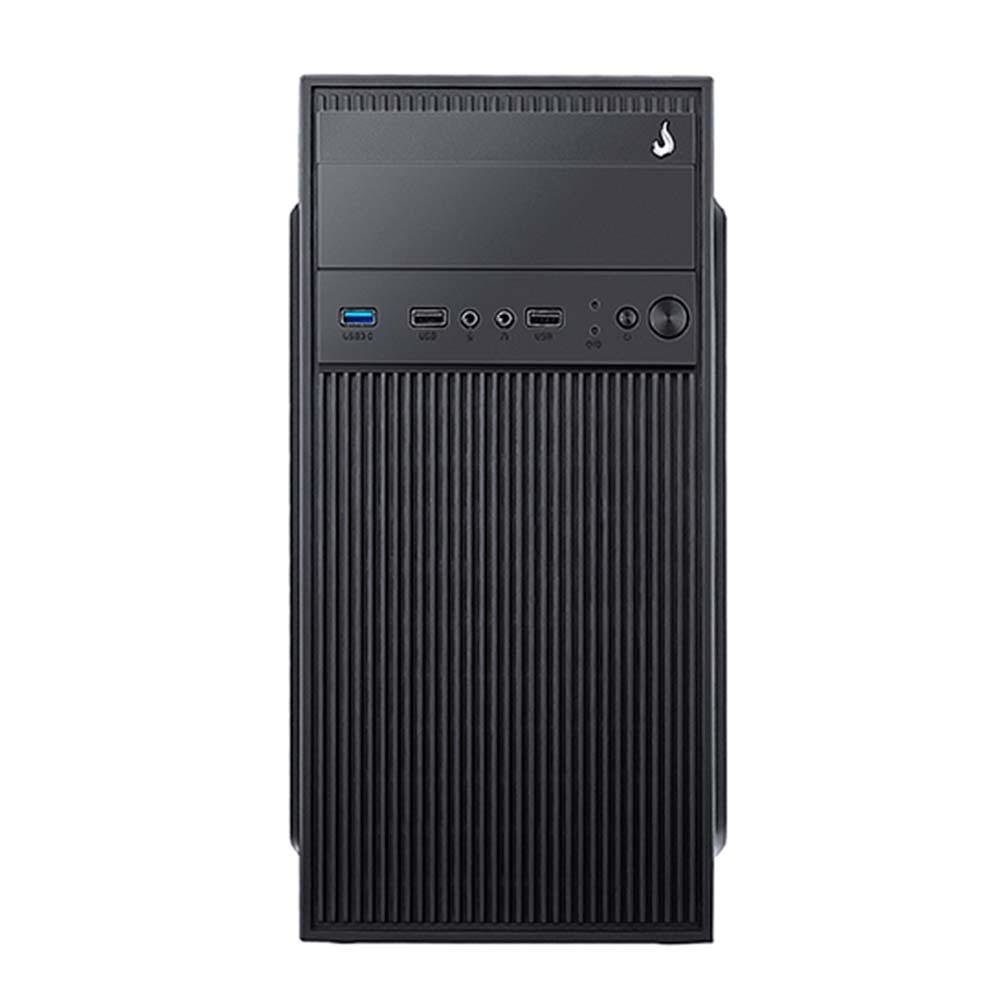 Gabinete Rise Mode Office 01, mATX, Preto - RM-GA-OF-FB Gabinete Rise Mode Office 01, mATX, Preto - RM-GA-OF-FB