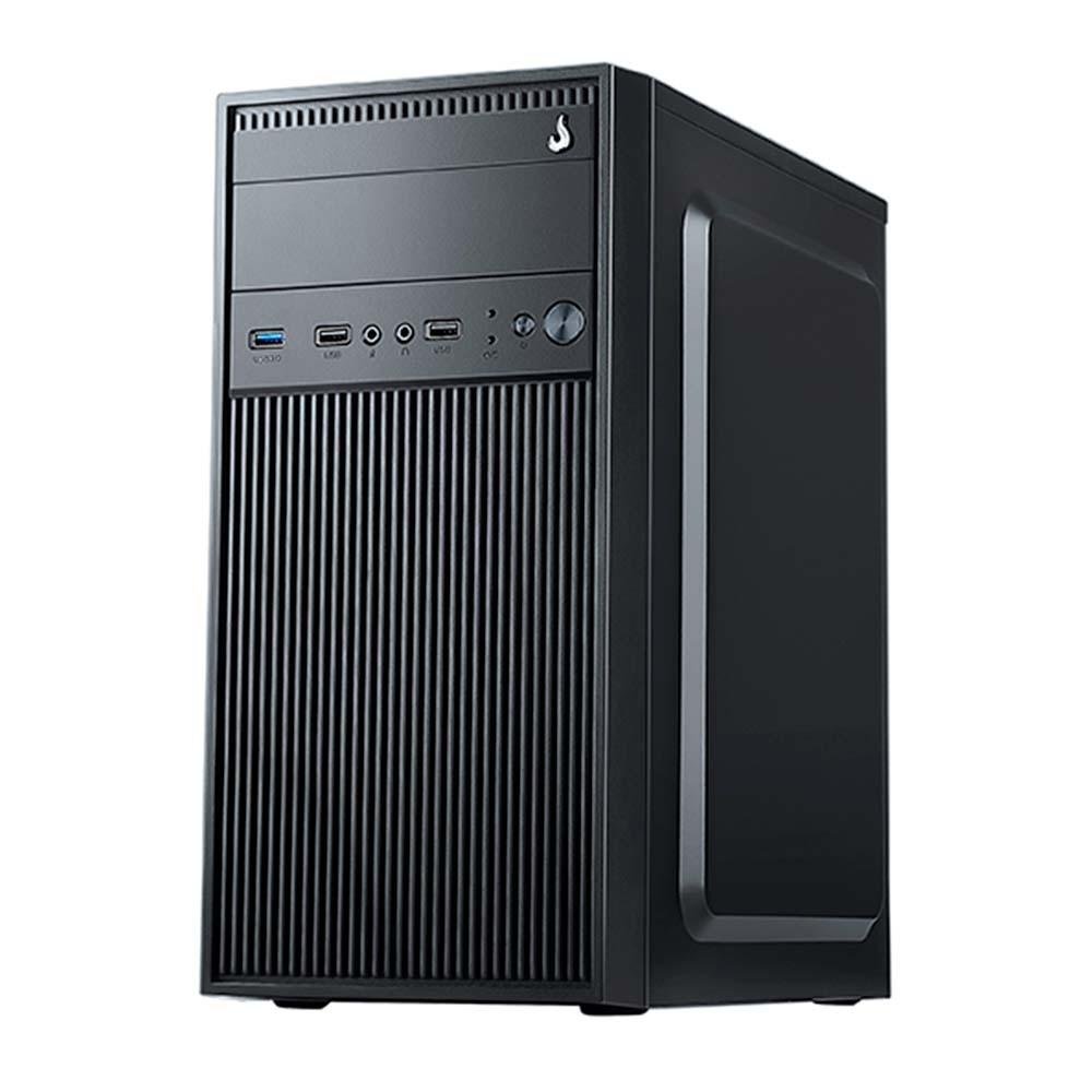 Gabinete Rise Mode Office 01, mATX, Preto - RM-GA-OF-FB Gabinete Rise Mode Office 01, mATX, Preto - RM-GA-OF-FB