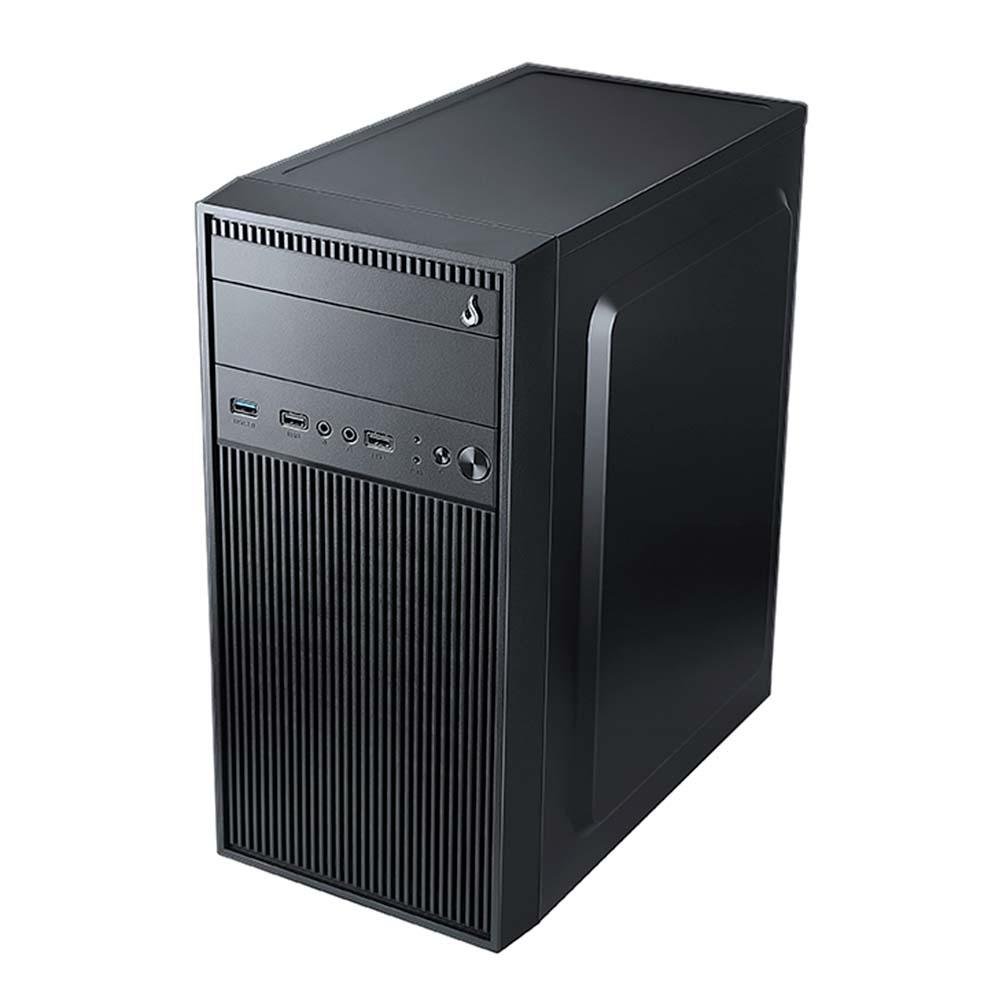 Gabinete Rise Mode Office 01, mATX, Preto - RM-GA-OF-FB Gabinete Rise Mode Office 01, mATX, Preto - RM-GA-OF-FB