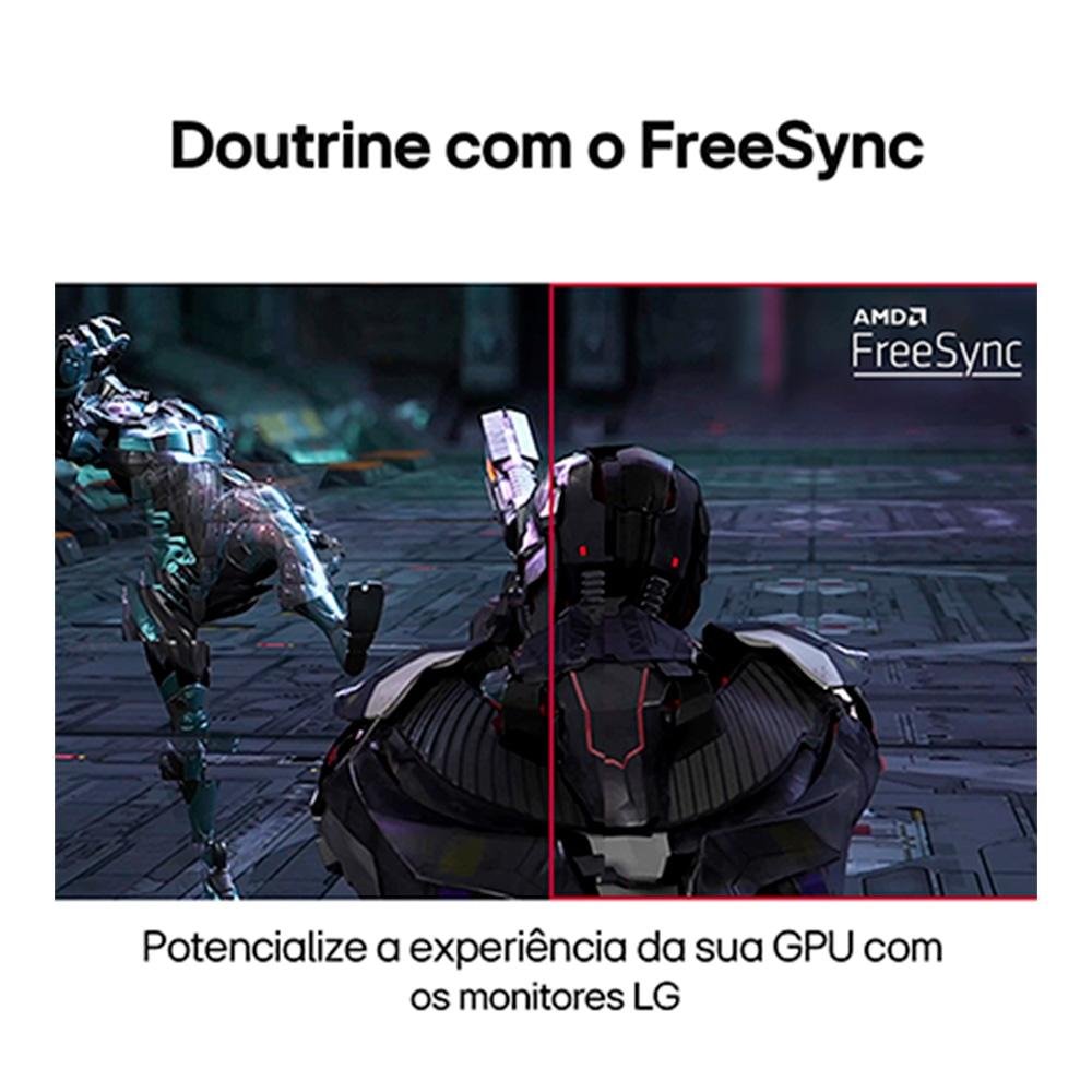 Imagem 9 de 11 do produto Monitor Gamer LG 27" Full HD, IPS, HDMI e VESA, FreeSync, Ajuste de Ângulo, Bordas Finas, Preto - 27MP400-B