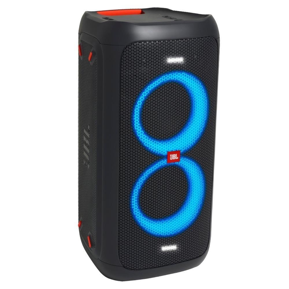 Imagem 2 de 10 do produto Caixa de Som Torre JBL PartyBox 100, 160W RMS, LED, Bluetooth, Preto - JBLPARTYBOX100BR