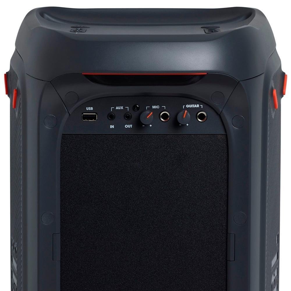 Imagem 7 de 10 do produto Caixa de Som Torre JBL PartyBox 100, 160W RMS, LED, Bluetooth, Preto - JBLPARTYBOX100BR