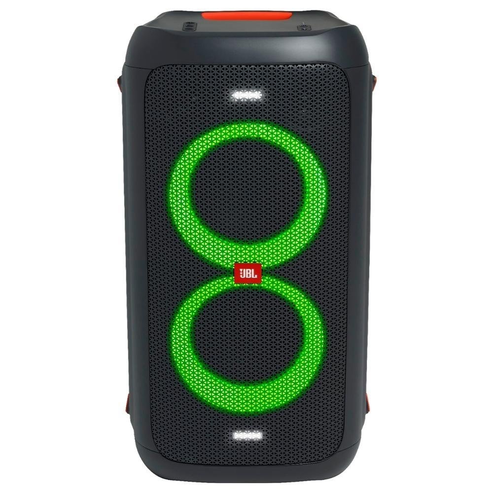 Imagem 3 de 10 do produto Caixa de Som Torre JBL PartyBox 100, 160W RMS, LED, Bluetooth, Preto - JBLPARTYBOX100BR