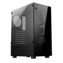 Gabinete Gamer Rise Mode Glass 06X, Mid Tower, ATX, Lateral em Vidro Fumê e Frontal em Vidro Temperado, Sem FANs, Preto - RM-CA-06X-FB