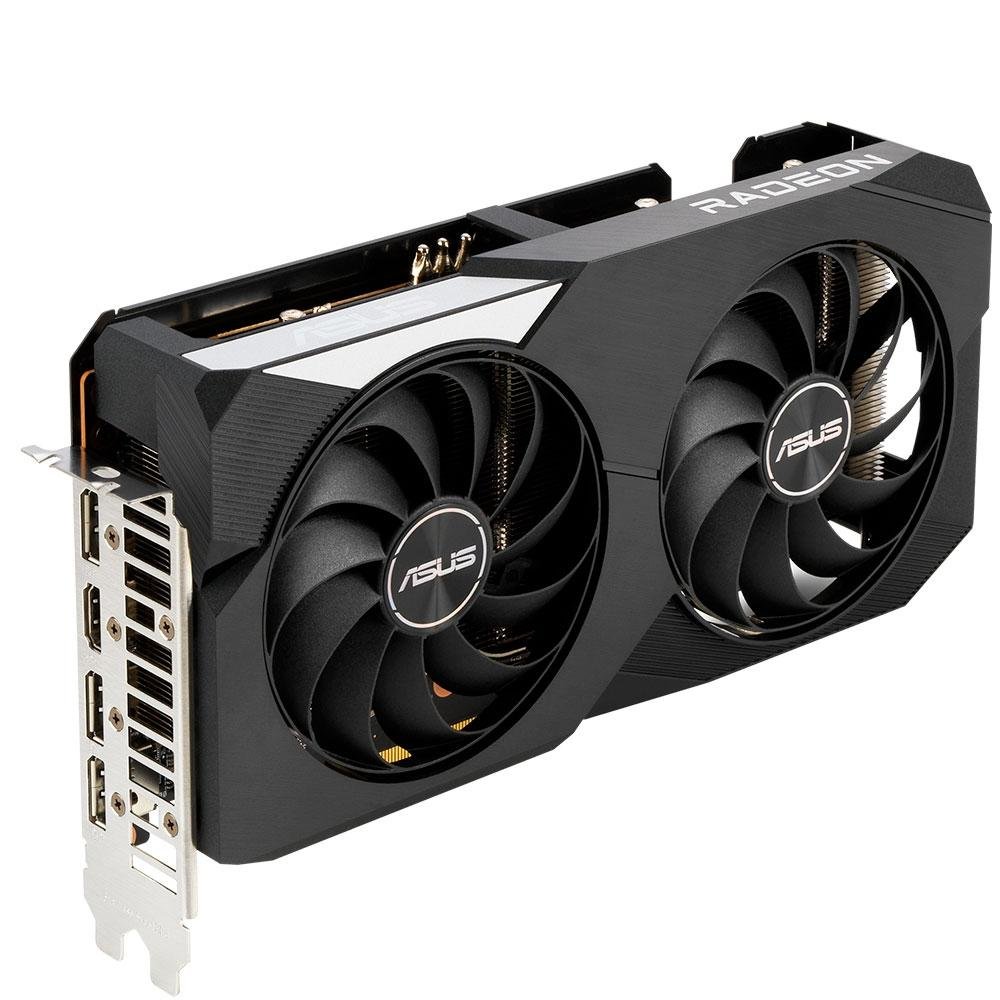 グラフィックボード・グラボ・ビデオカード ASUS Dual AMD Radeon RX6650XT OC Placa de Vídeo Asus DUAL RX6650XT O8G | KaBuM!