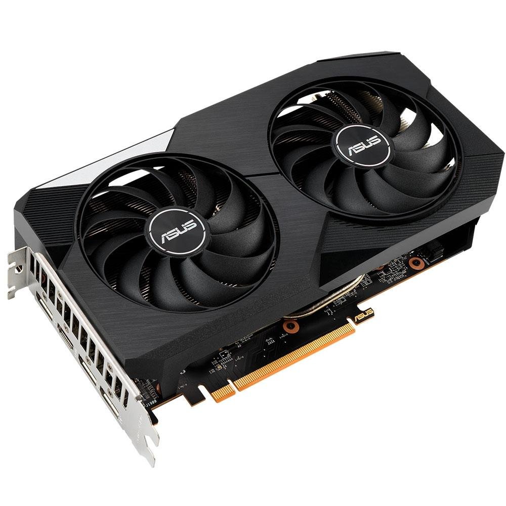 Placa de Vídeo Asus DUAL RX6650XT O8G | KaBuM!