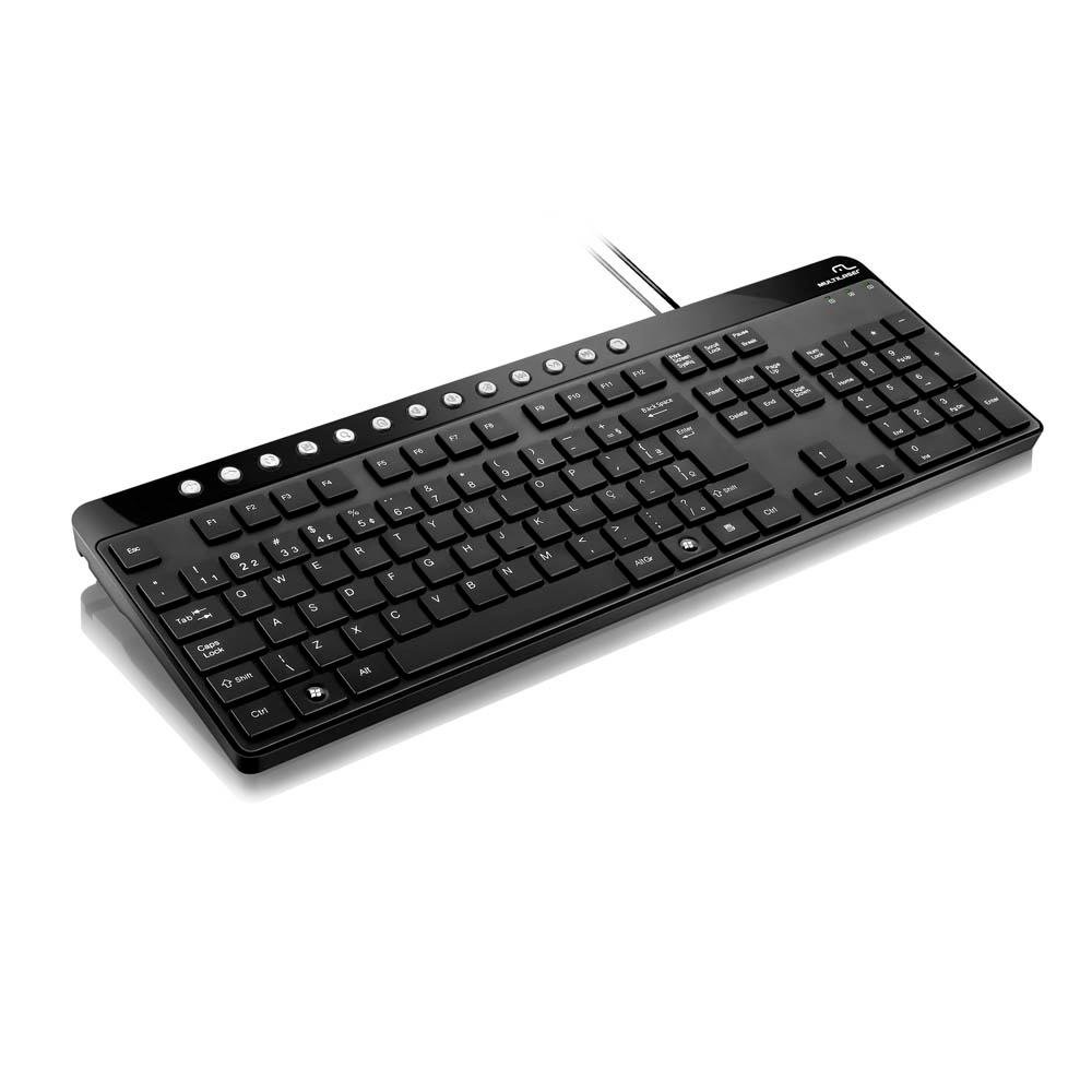 Teclado Multi Multimídia, ABNT2 - TC143 Teclado Multi Multimídia, ABNT2 - TC143