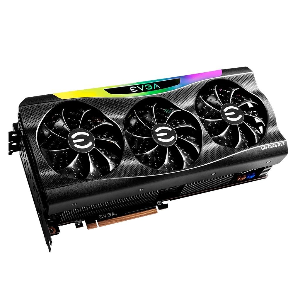 Imagem 4 de 8 do produto Placa de Vídeo RTX 3090 Ti FTW3 Black Gaming EVGA NVIDIA GeForce, 24GB GDDR6X, LHR, iCX3, ARGB LED, DLSS, Ray Tracing - 24G-P5-4981-KR