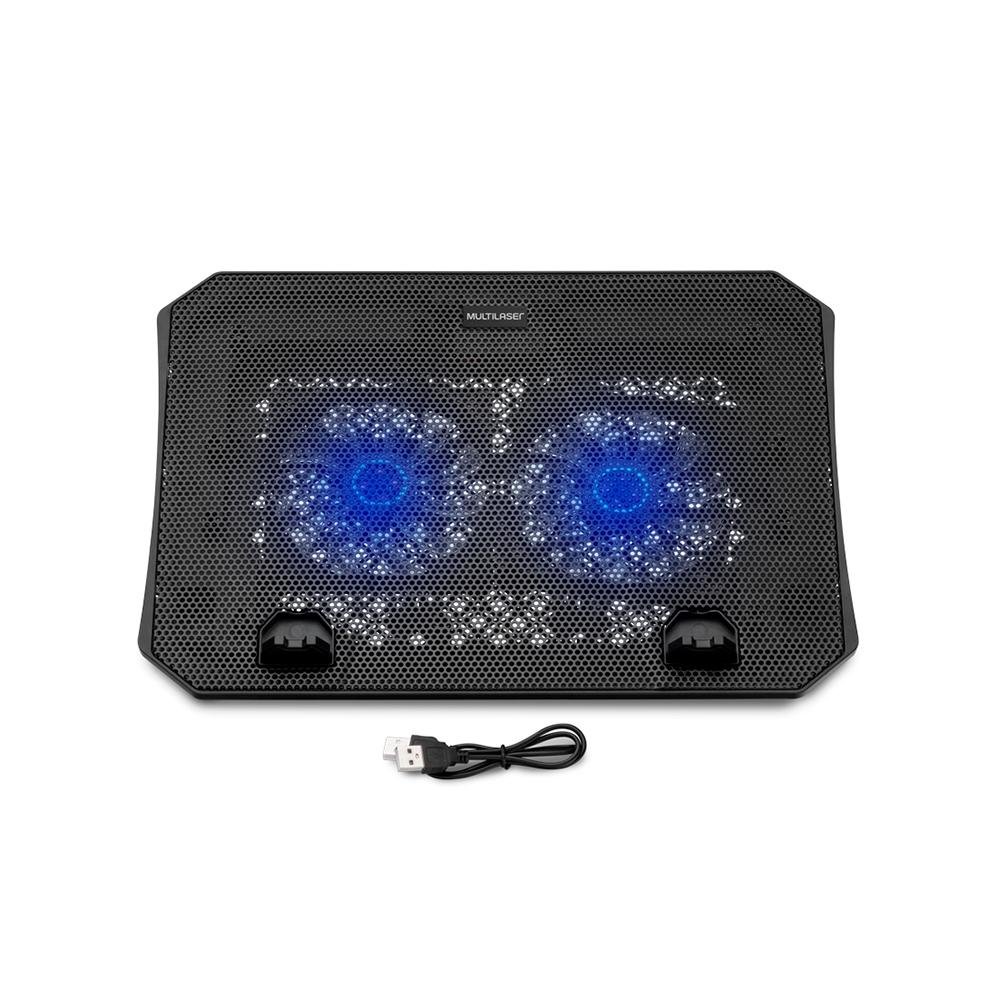 Suporte para Notebook Multi, LED, Até 15.6,Dual Fan, Preto ( Balão.info - foto 3
