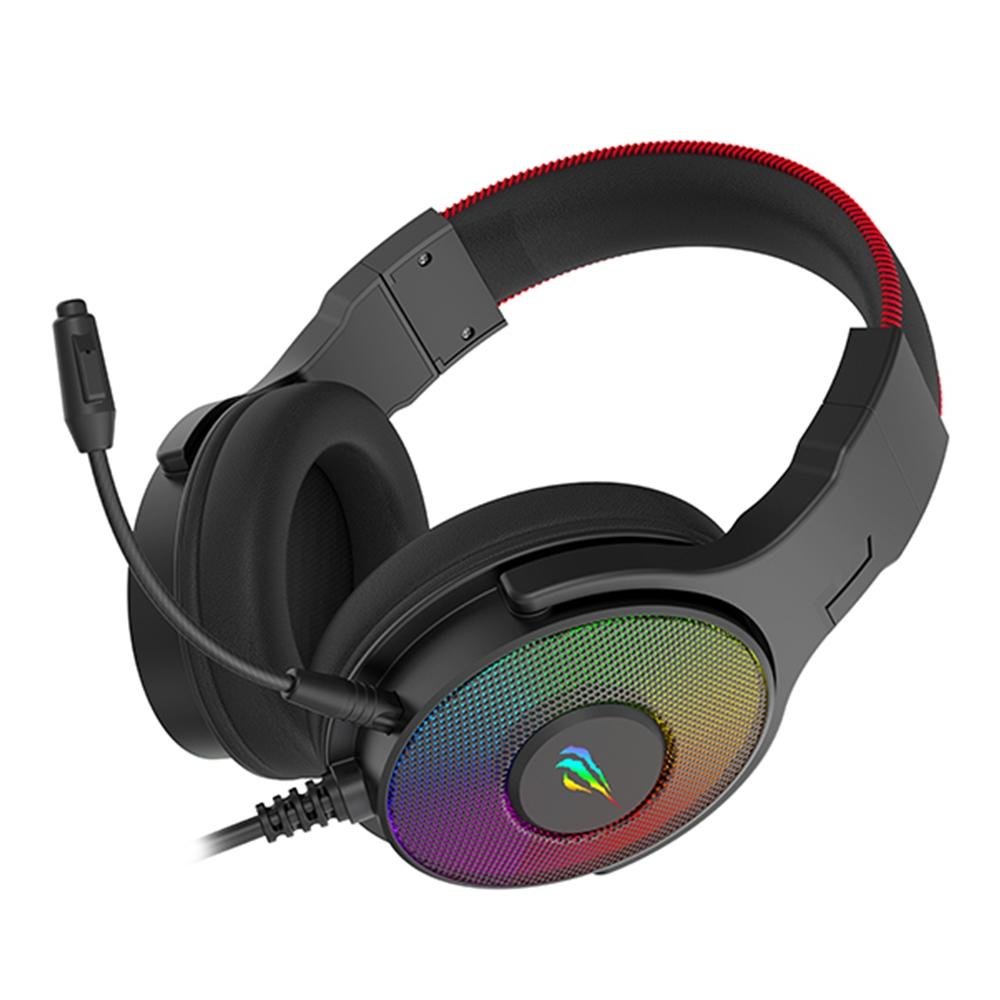 Headset Gamer Havit, RGB, 3D Surround Stereo, Drivers 50mm, USB, Preto - HV( Balão.info - foto 4