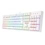 Teclado Óptico Gamer Redragon Surara Pro RGB, Switch Marrom, ABNT2, Keycaps ABS Doubleshot, Branco - K582W-RGB-PRO (PT-BROWN)