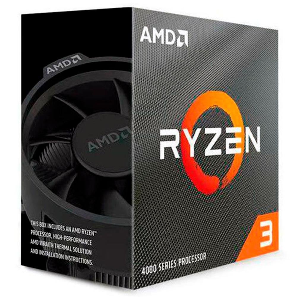 Imagem 2 de 2 do produto Processador AMD Ryzen 3 4100, 3.8GHz (4.0GHz Max Turbo), Cache 6MB, AM4,  Sem Vídeo - 100-100000510BOX