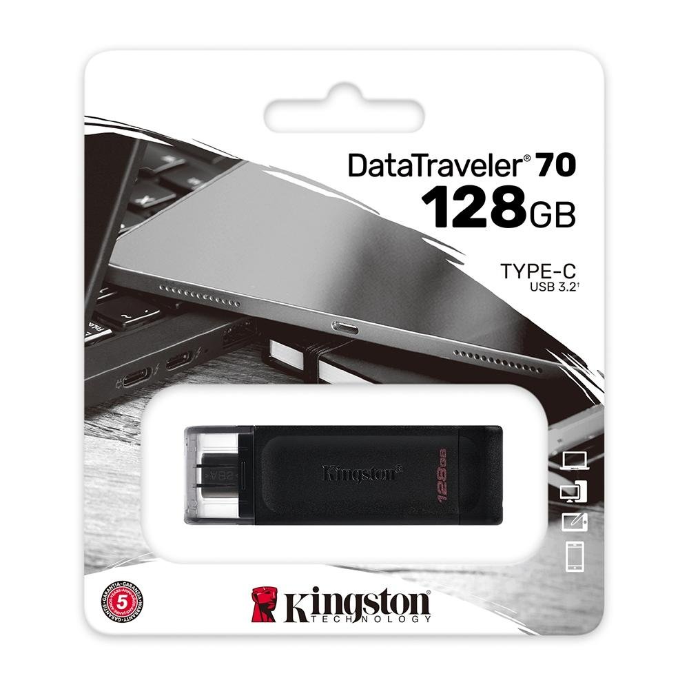 Pen Drive 128GB ( Balão.info) DataTravaler 70, USB-C 3.2, Preto - DT70/128GB - foto 2