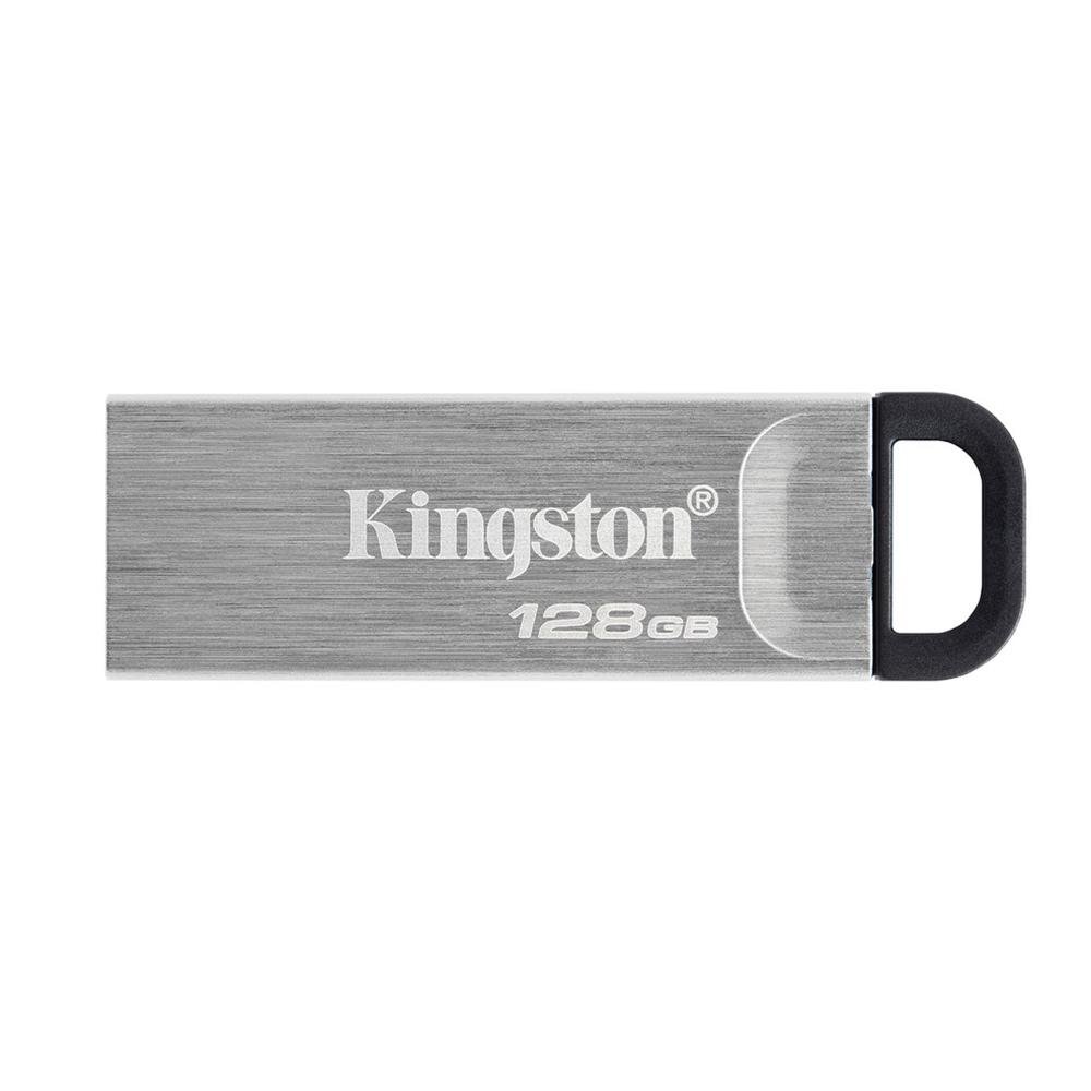 Pen Drive 128GB Kingston DataTraveler Kyson, USB 3.2 Gen 1, Leitura de 200MB/s, Metal - DTKN/128GB