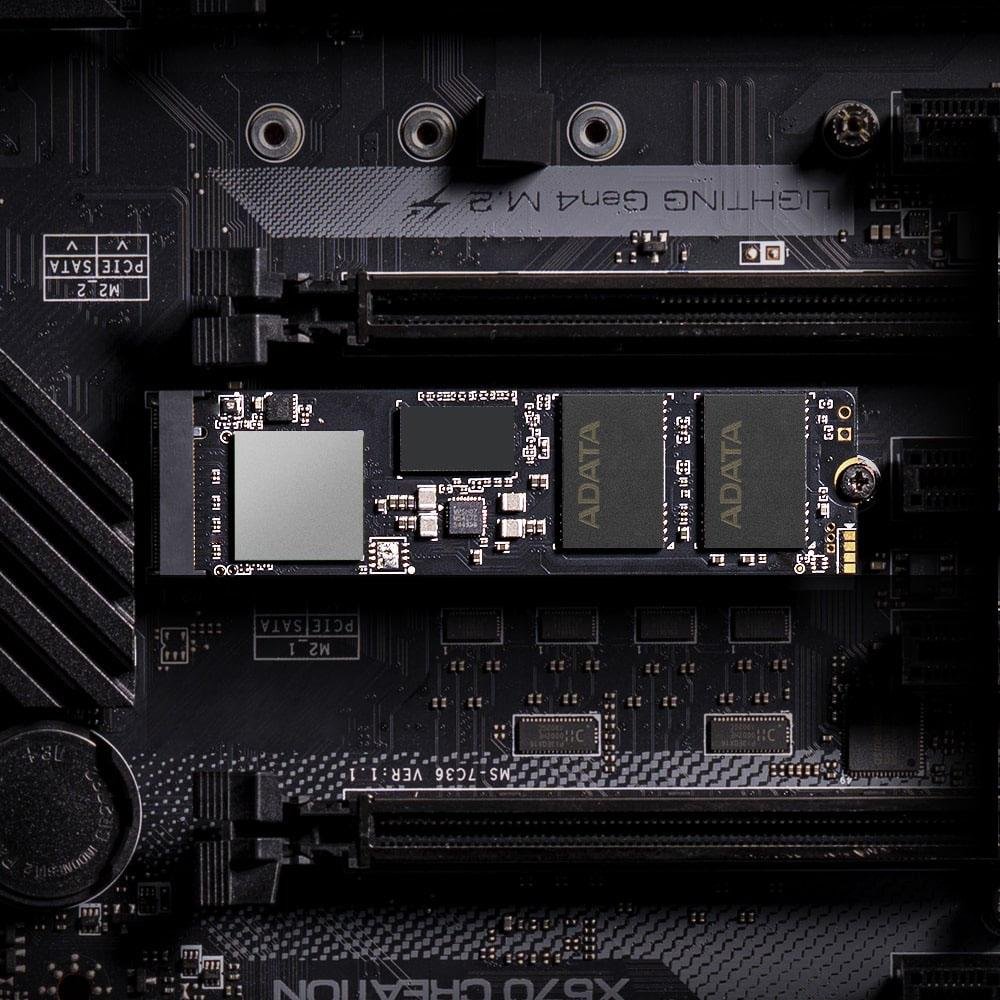 Imagem 7 de 9 do produto SSD XPG S70 Blade, 512GB, M.2 NVMe, PCIe Gen4x4, Leitura: 7200MB/s e Gravação: 2600MB/s, Preto - AGAMMIXS70B-512G-CS