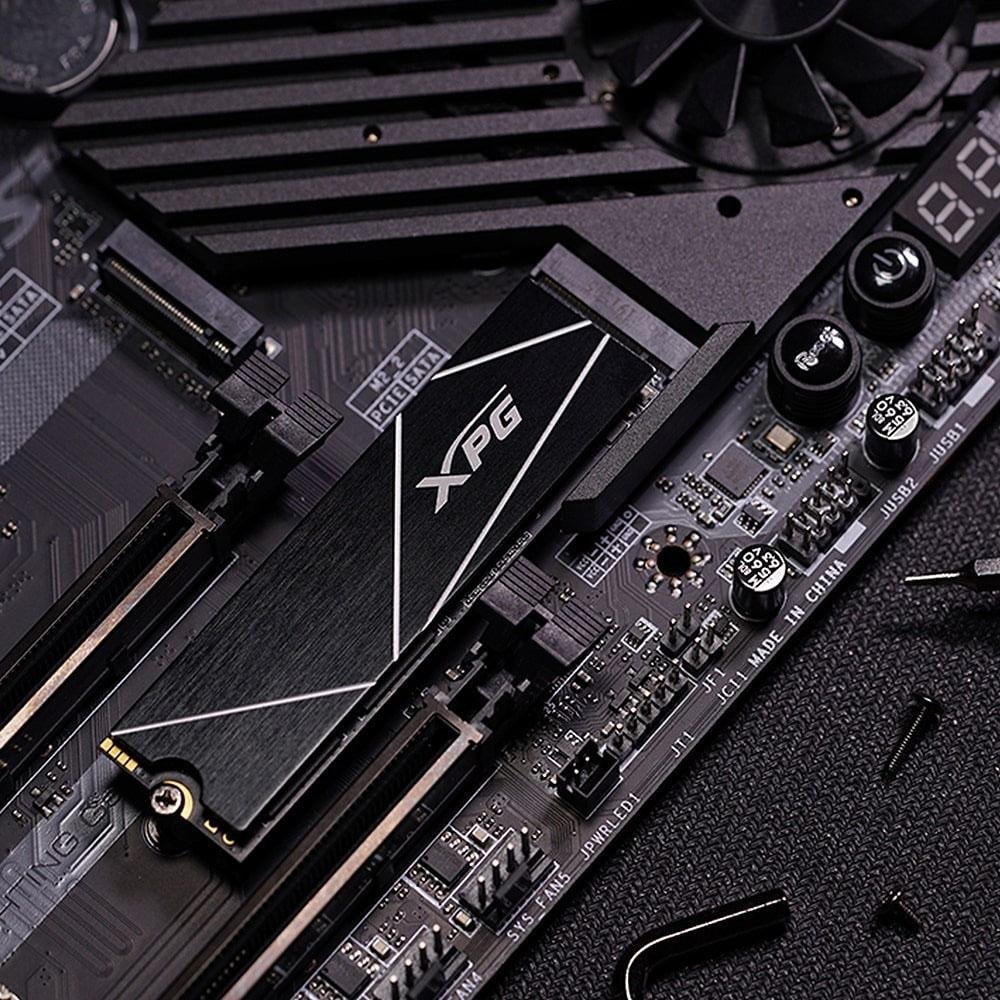 Imagem 6 de 9 do produto SSD XPG S70 Blade, 512GB, M.2 NVMe, PCIe Gen4x4, Leitura: 7200MB/s e Gravação: 2600MB/s, Preto - AGAMMIXS70B-512G-CS