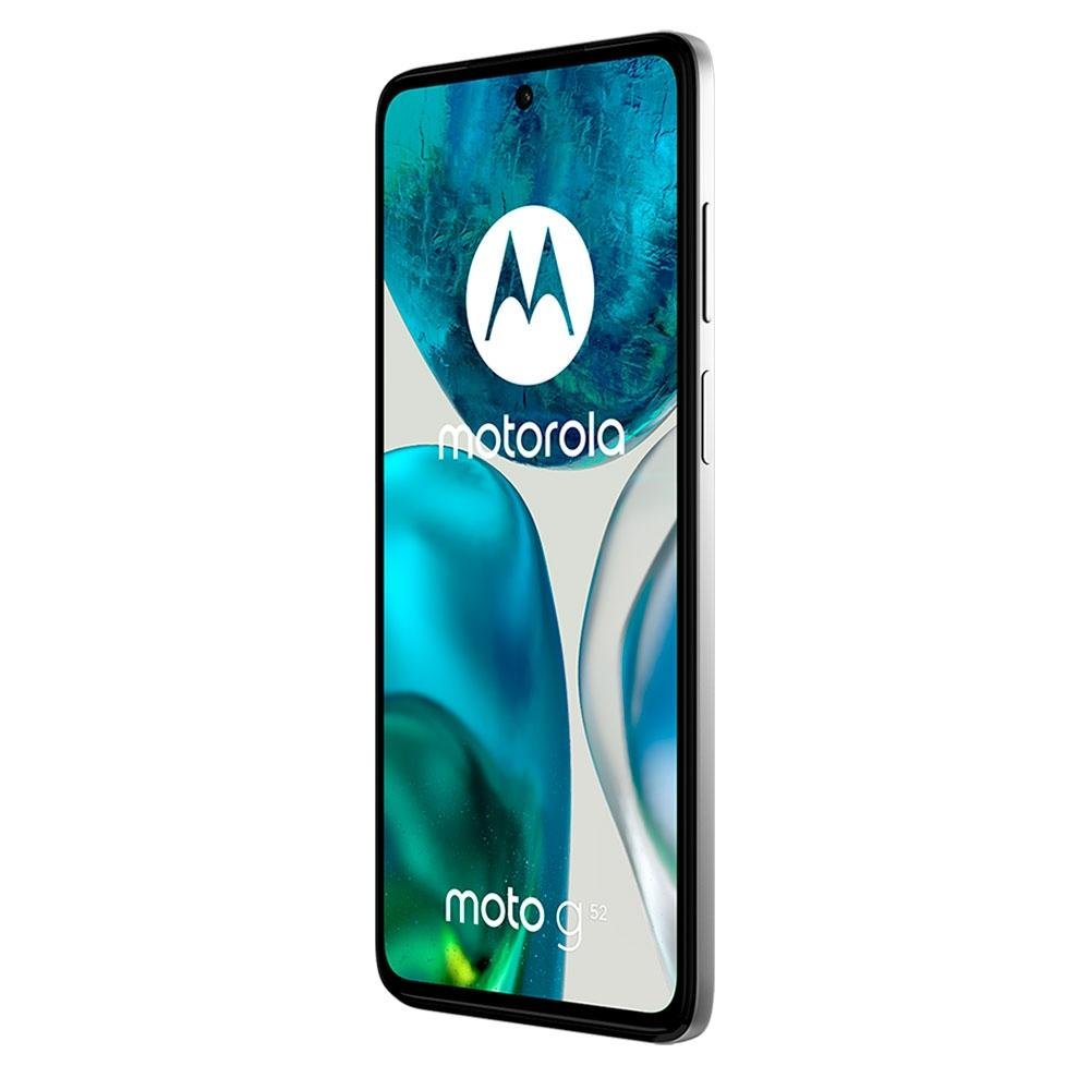 Imagem 3 de 5 do produto Smartphone Moto G52, 128GB, 4GB RAM, Octa Core, Câmera Tripla 50MP, Tela de 6.6, Branco - PAU60019BR