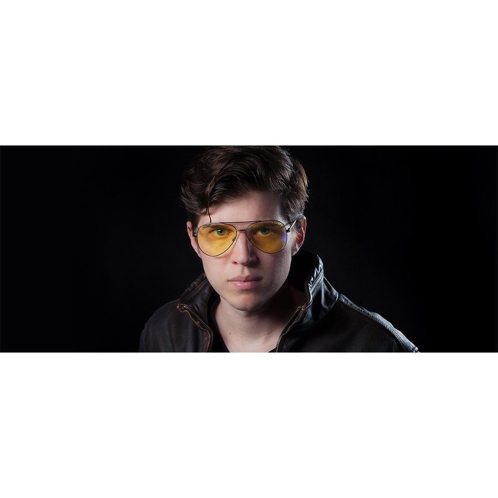 Imagem 5 de 7 do produto Óculos de Computador GUNNAR Maverick com Armação Gunmetale Lente Matiz - MAV-05009