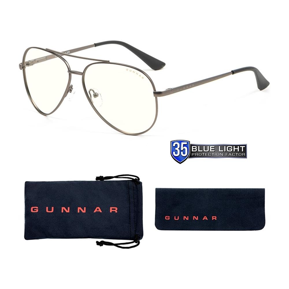 Imagem 4 de 7 do produto Óculos de Computador GUNNAR Maverick com Armação Gunmetale Lente Matiz - MAV-05009