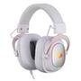 Headset Gamer Redragon Zeus X RGB 7.1 Surround, Drivers 53mm, Branco e Rosê - H510WR-RGB
