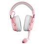 Headset Gamer Redragon Zeus X RGB, Surround 7.1, Driver de 53mm, USB, Microfone com Redução de Ruído, Rosa - H510RGB-PINK