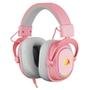 Headset Gamer Redragon Zeus X RGB, Surround 7.1, Driver de 53mm, USB, Microfone com Redução de Ruído, Rosa - H510RGB-PINK