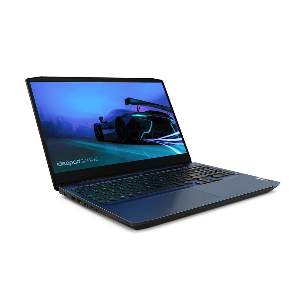 Imagem 3 de 6 do produto Notebook Gamer Lenovo Gaming 3i Intel Core i7-10750H, 8GB RAM, GeForce GTX 1650, SSD 512GB, 15.6" FHD, Linux, Chameleon Blue - 82CGS00200