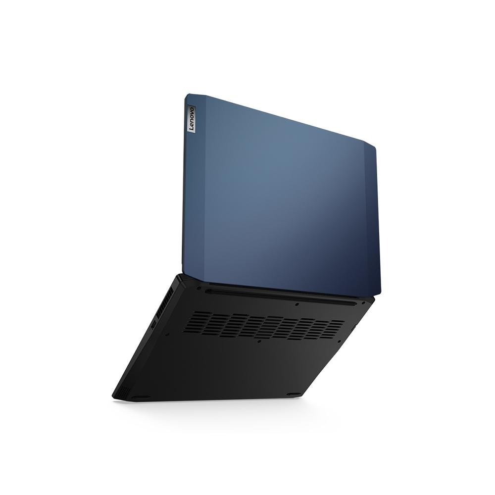 Imagem 4 de 6 do produto Notebook Gamer Lenovo Gaming 3i Intel Core i7-10750H, 8GB RAM, GeForce GTX 1650, SSD 512GB, 15.6" FHD, Linux, Chameleon Blue - 82CGS00200