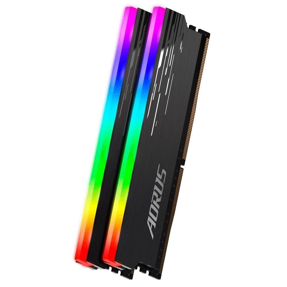 メモリー GIGABYTE AORUS RGB DDR4 4400MHz 16GB Memória Gigabyte Aorus, RGB, 16GB DDR4 | KaBuM!
