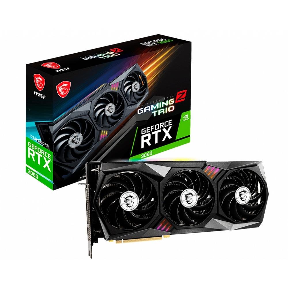 Placa de Vídeo MSI NVIDIA GeForce RTX 3060 | KaBuM