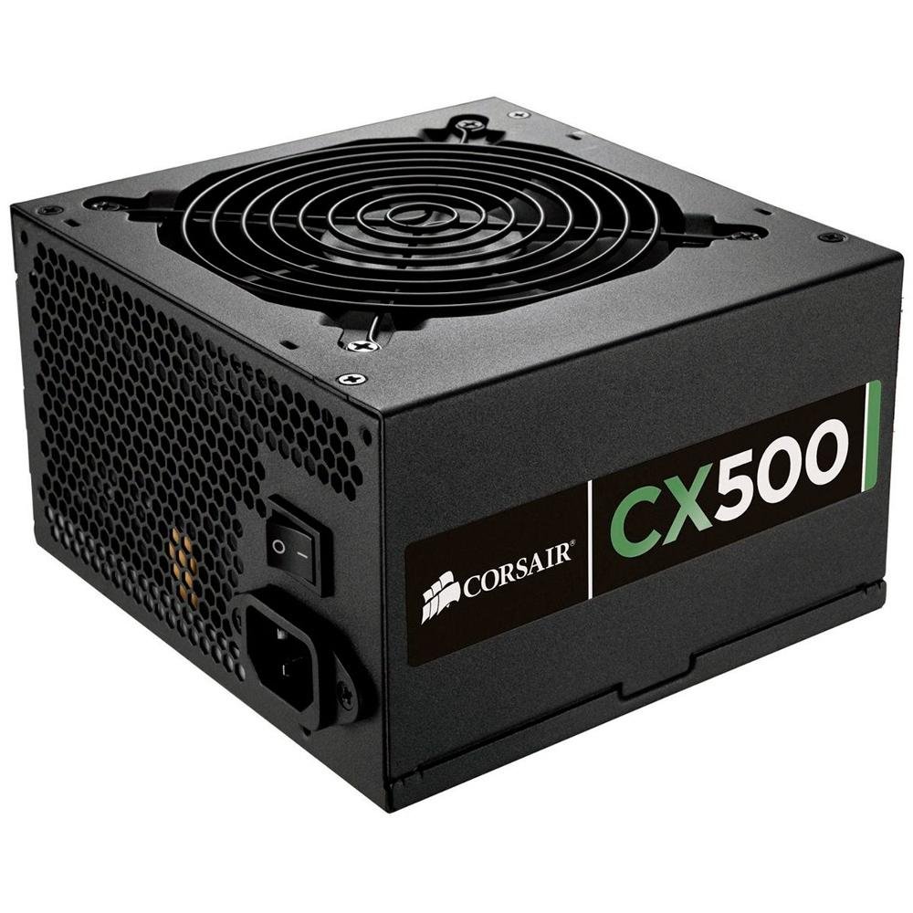 Fonte Corsair 500W 80 Plus Bronze CX500 - CP-9020047