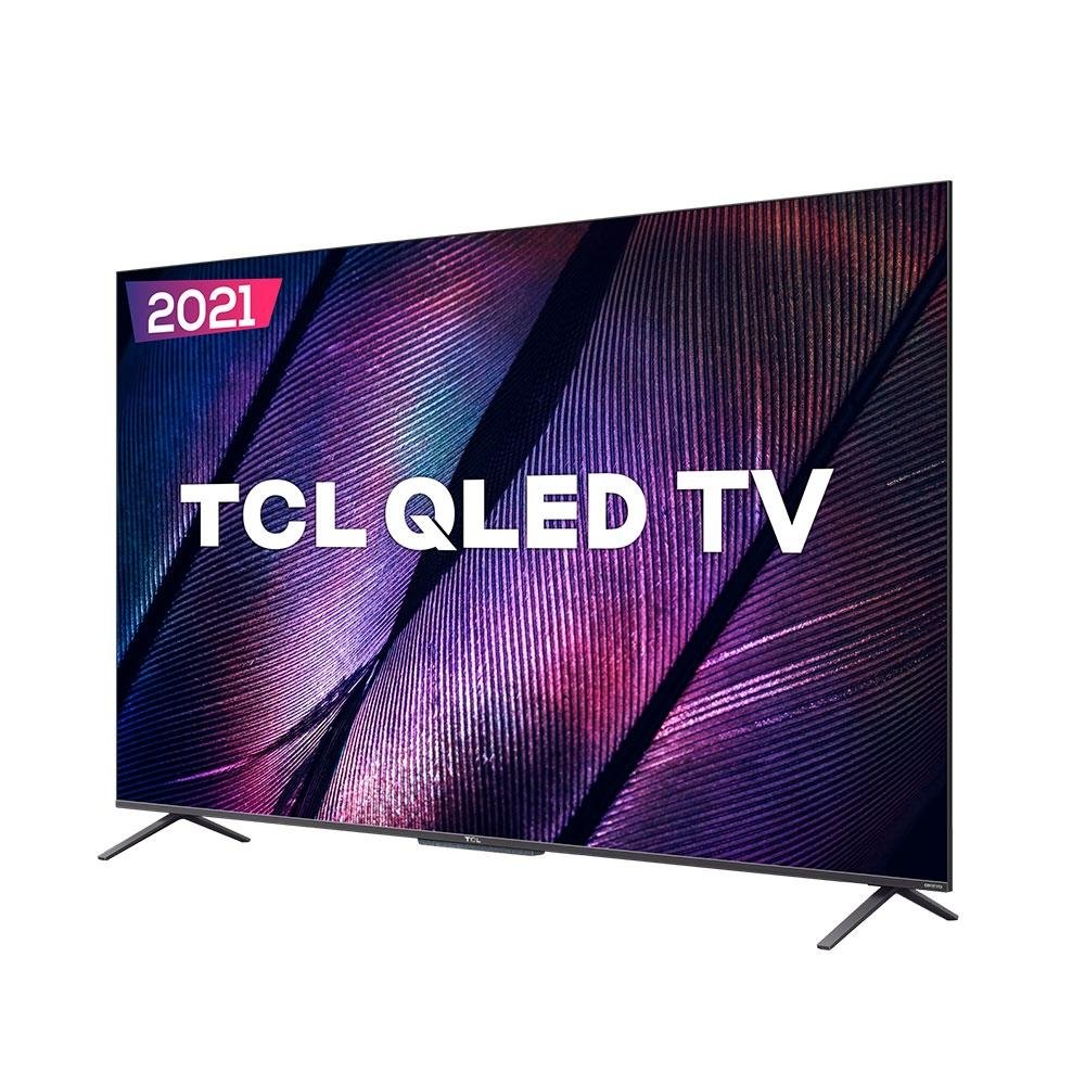 Imagem 5 de 8 do produto Smart TV TCL 65 Polegadas QLED 4K UHD, Google TV, 3 HDMI, 2 USB, Bluetooth, Wi-Fi, Google Assistente, IA - 65C725