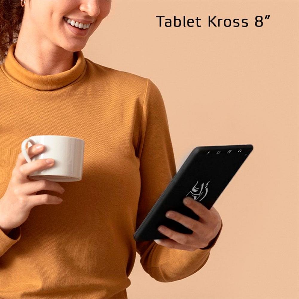Tablet Kross 8", 32GB, Wifi, Quad Core, com Capa Protetora, Preto - KE-TB815