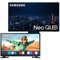 Smart TV 55 4K + Smart TV LED 32 Samsung | KaBuM!