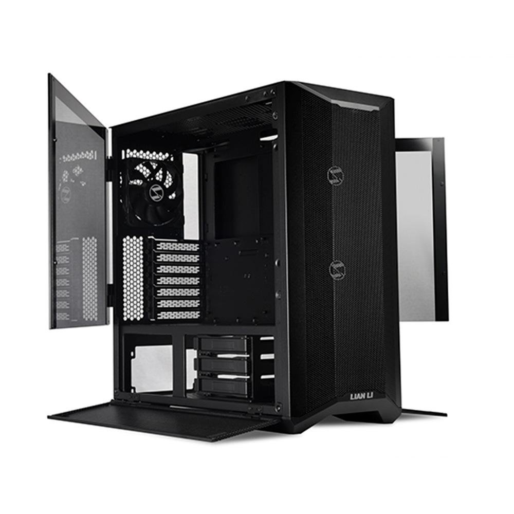 Gabinete Gamer Lancool Lian Li Performance, 2x Fans, Laterais em Vidro Temperado, USB-C, Preto - LANCOOL II MESH C PERFORMANCE-X
