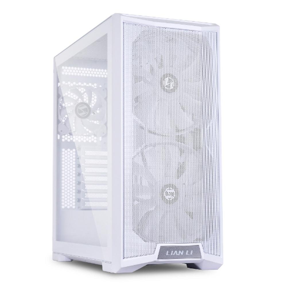 Imagem 2 de 5 do produto Gabinete Gamer Lancool 215, 2x Fans ARGB, Laterais em Vidro Temperado, Branco - LANCOOL 215 W WHITE