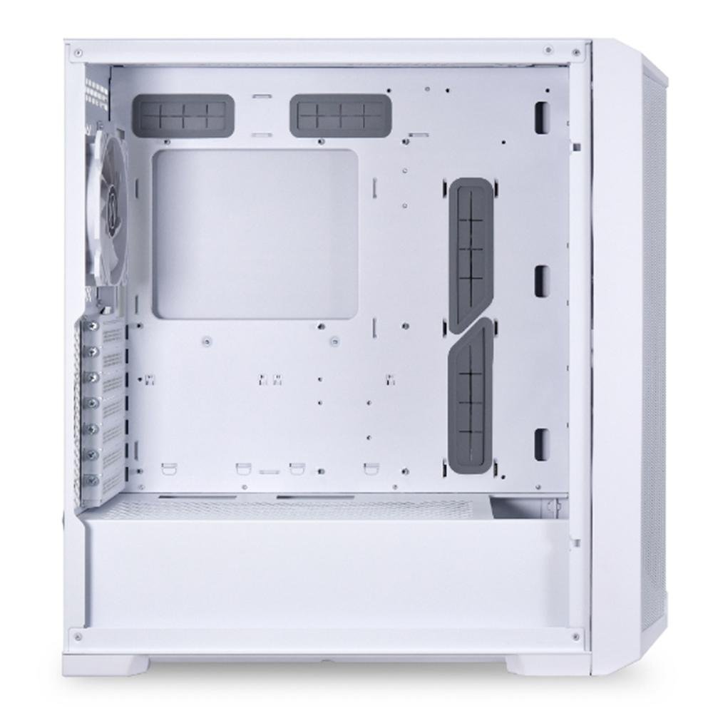 Imagem 4 de 5 do produto Gabinete Gamer Lancool 215, 2x Fans ARGB, Laterais em Vidro Temperado, Branco - LANCOOL 215 W WHITE