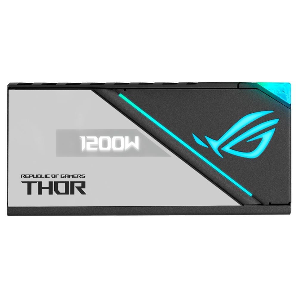 Imagem 7 de 11 do produto Fonte ASUS ROG Thor 1200P2, 1200W, 80 Plus Platinum, Modular, PFC Ativo, Sem Cabo, Preto - 90YE00L0-B0BA00