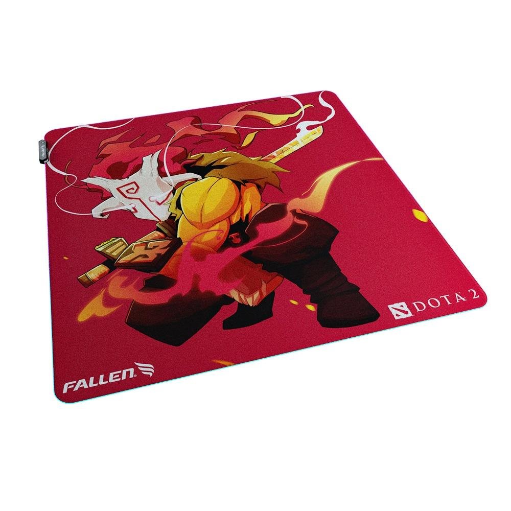 Imagem 2 de 6 do produto Mousepad Gamer Fallen Dota2 Omnislash, RGB, Speed++ Grande 450x450mm - MP-FN-DO-OM-SMM-GR-RG